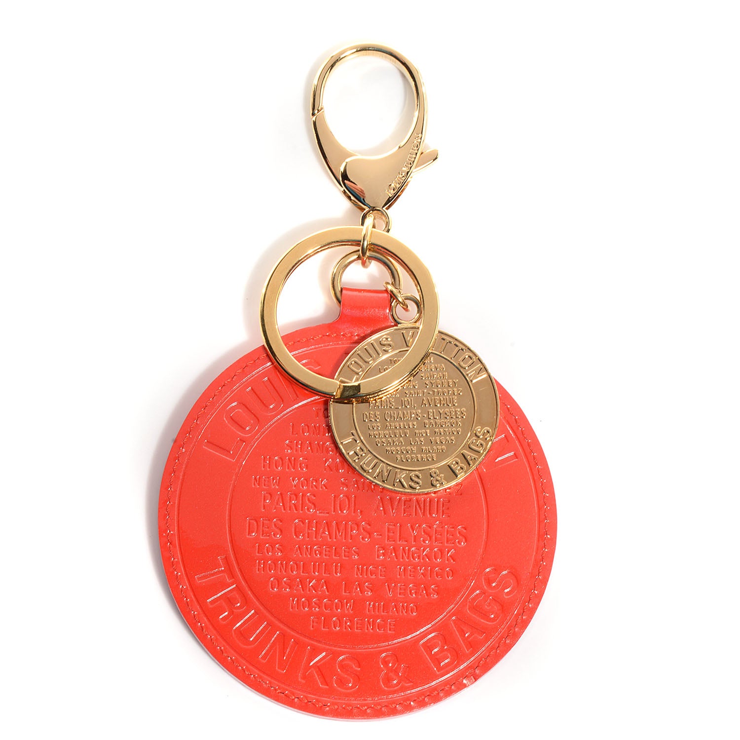 Louis Vuitton Vernis Trunks and Bags Bag Charm Orange Sunset 1 of 6