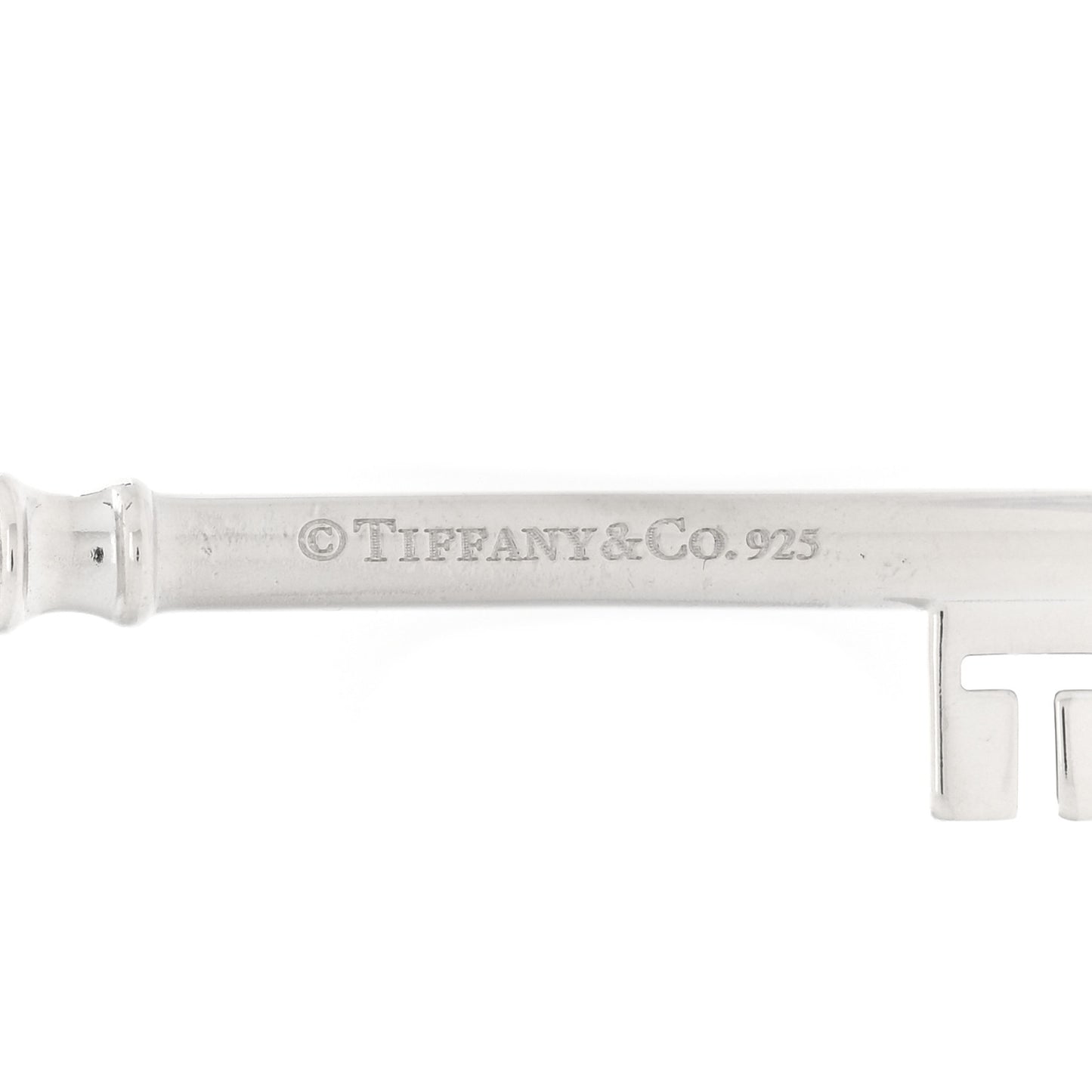 Sterling Silver Large Crown Key Pendant