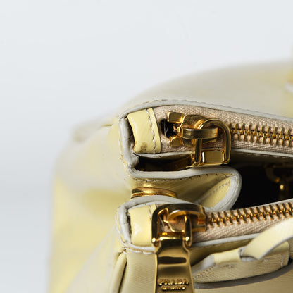 Prada Saffiano Vernice Medium Galleria Double Zip Tote 18 of 19