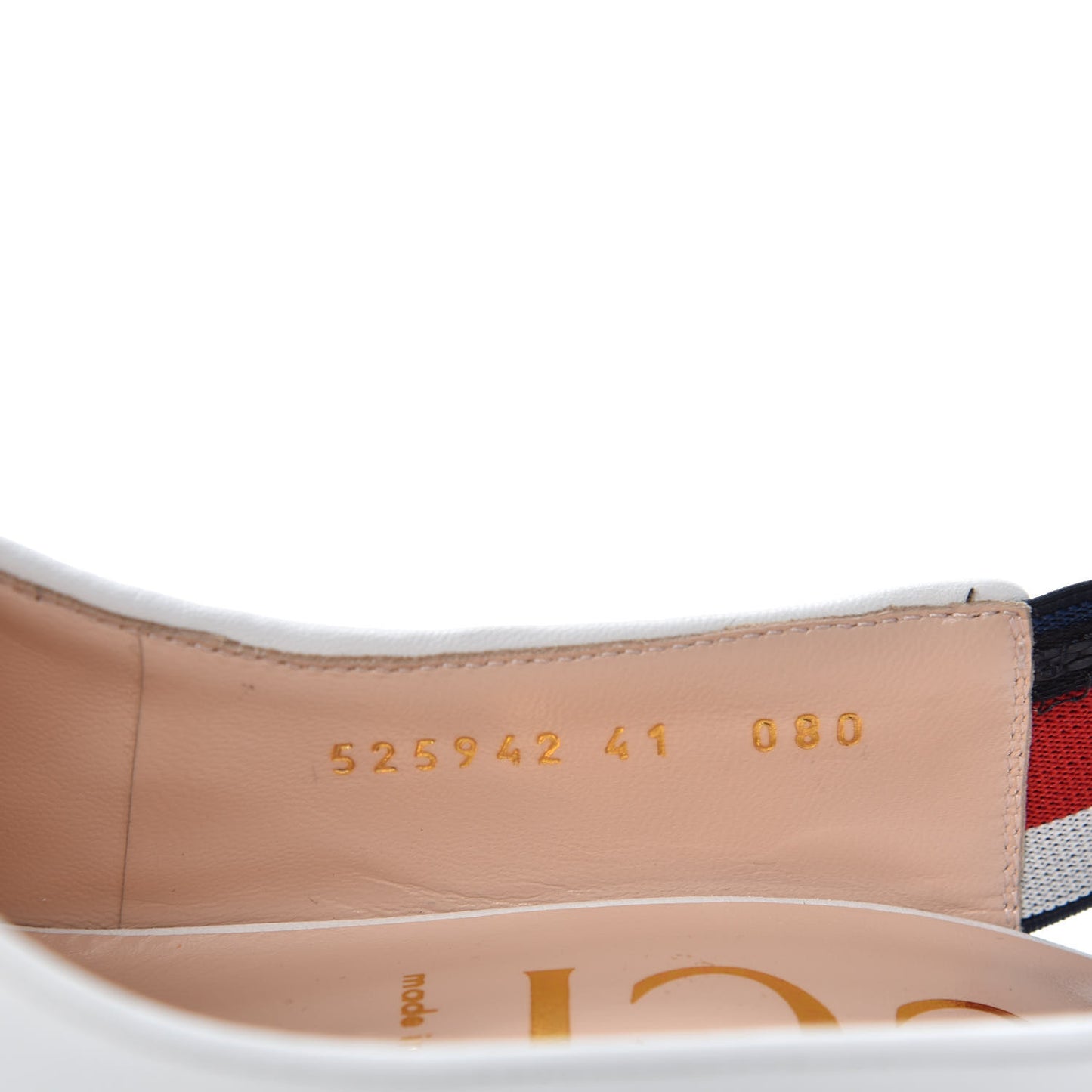 Malaga Kid Web Sylvie High Heel Slingback Pumps 41 White