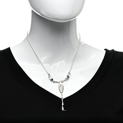Tiffany Sterling Silver Elsa Peretti Scorpion Pendant Necklace 2 of 4
