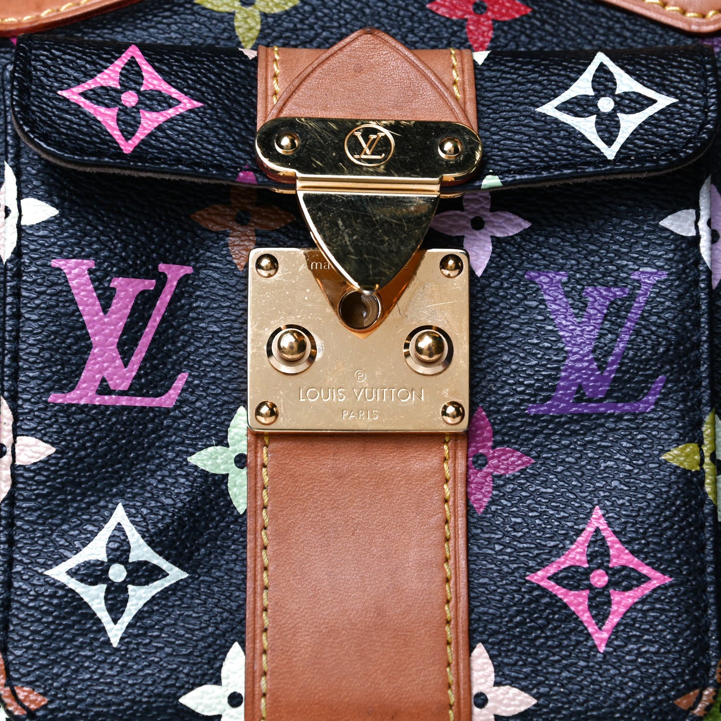 Monogram Multicolor Speedy 30 Black