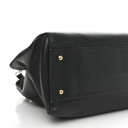 Chanel Grained Calfskin Medium Neo Executive Shopper Tote Black 10 of 15