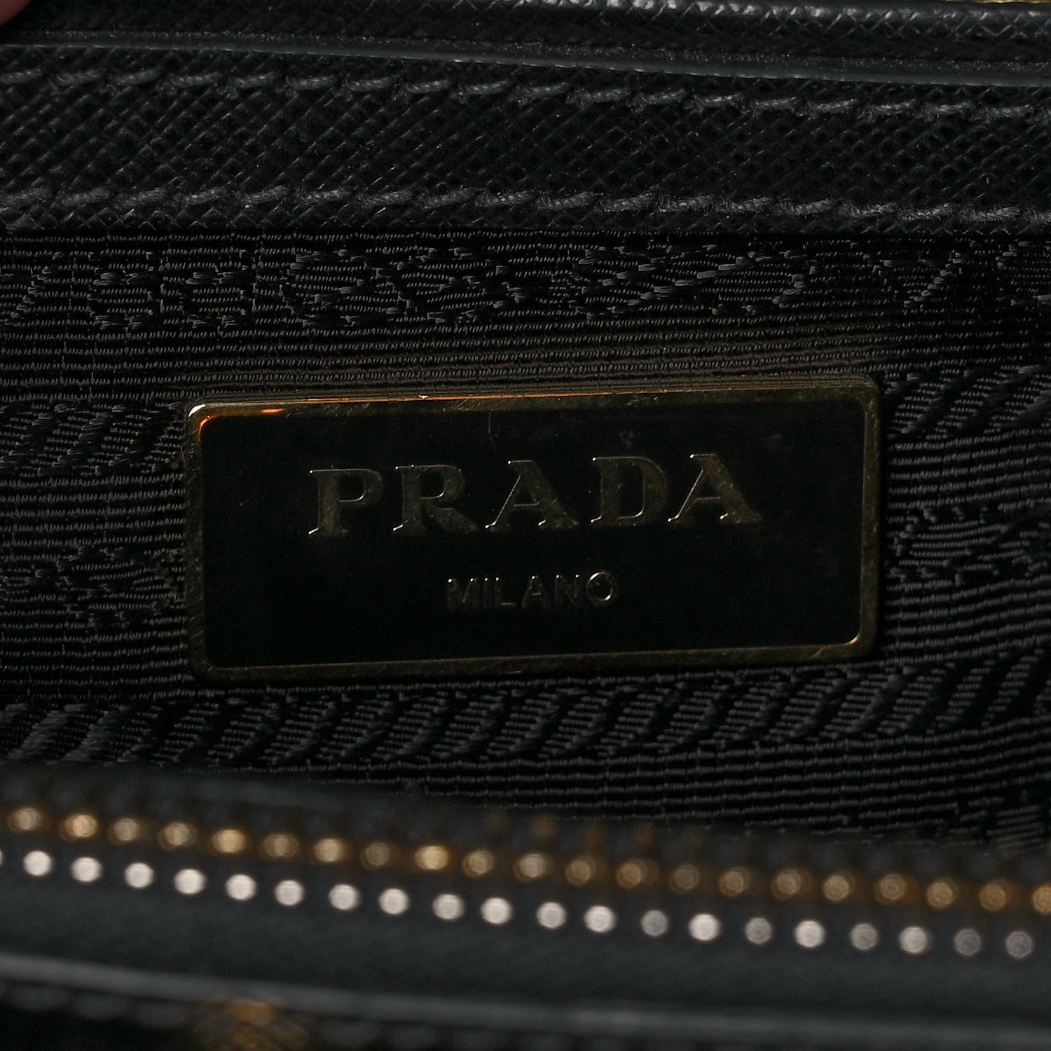 Prada Saffiano Lux Medium Tote Black 6 of 9