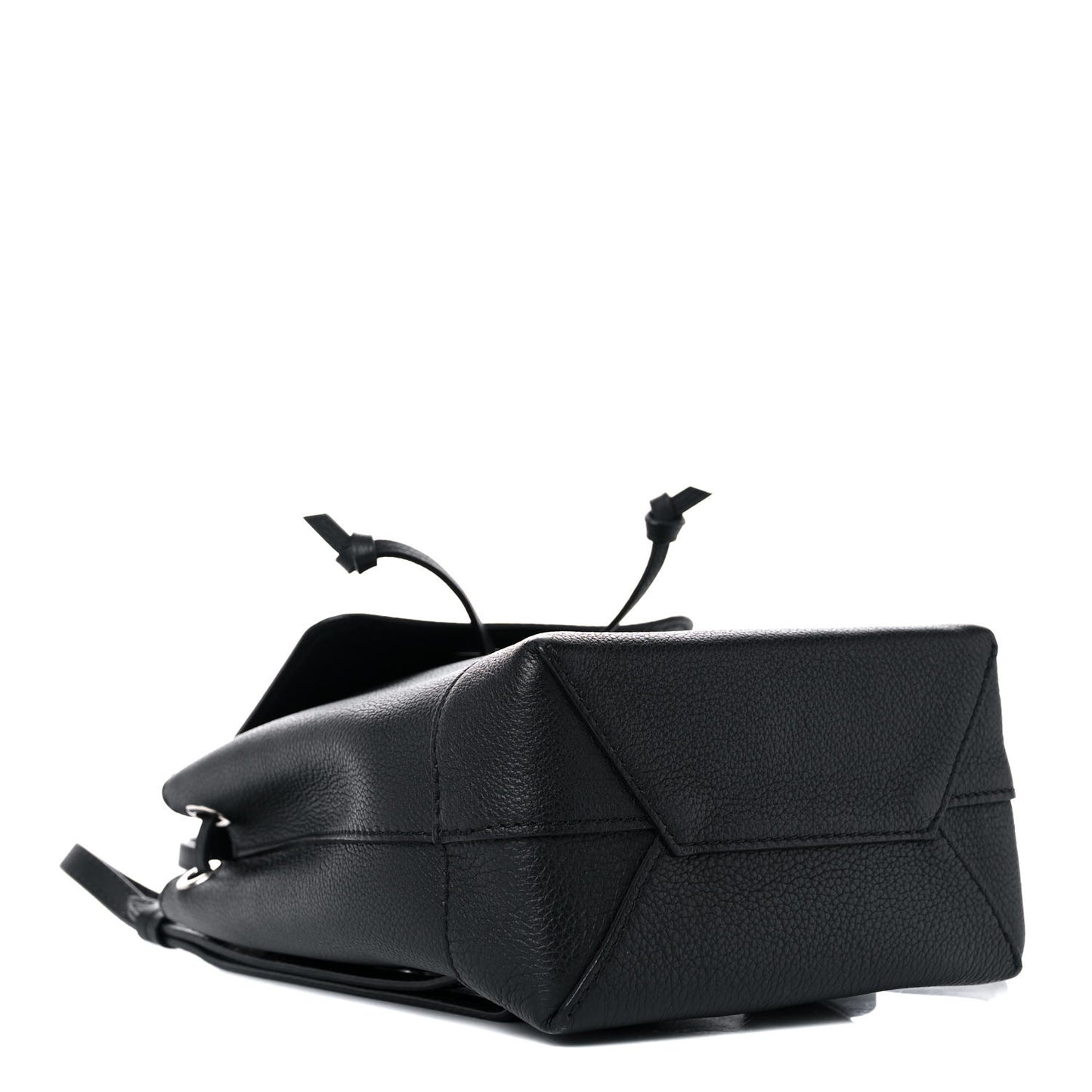 Calfskin Lockme Mini Backpack Black