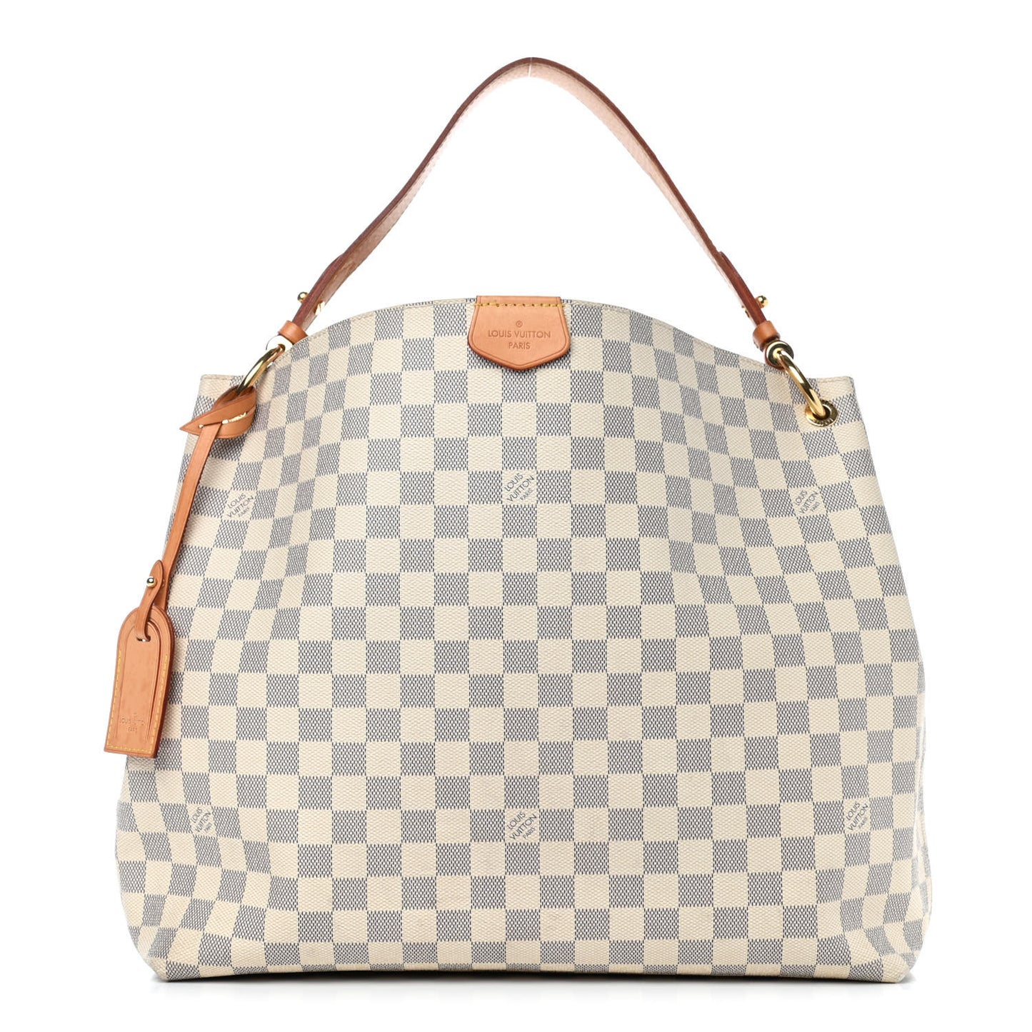 Damier Azur Graceful MM Rose Ballerine
