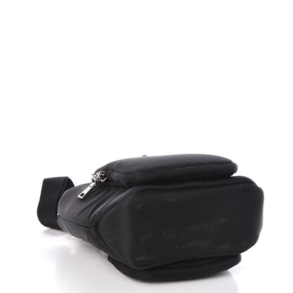 Prada Tessuto Nylon Pocket Small Cargo Tote Black Fuoco 4 of 9