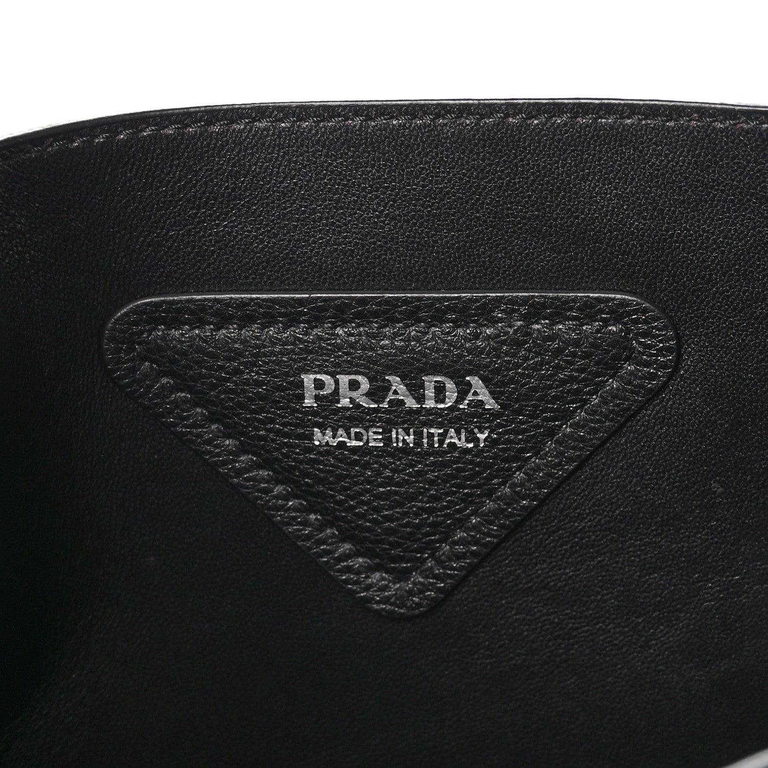 Prada Vitello Daino Soft Medium Dynamique Tote Black 6 of 9