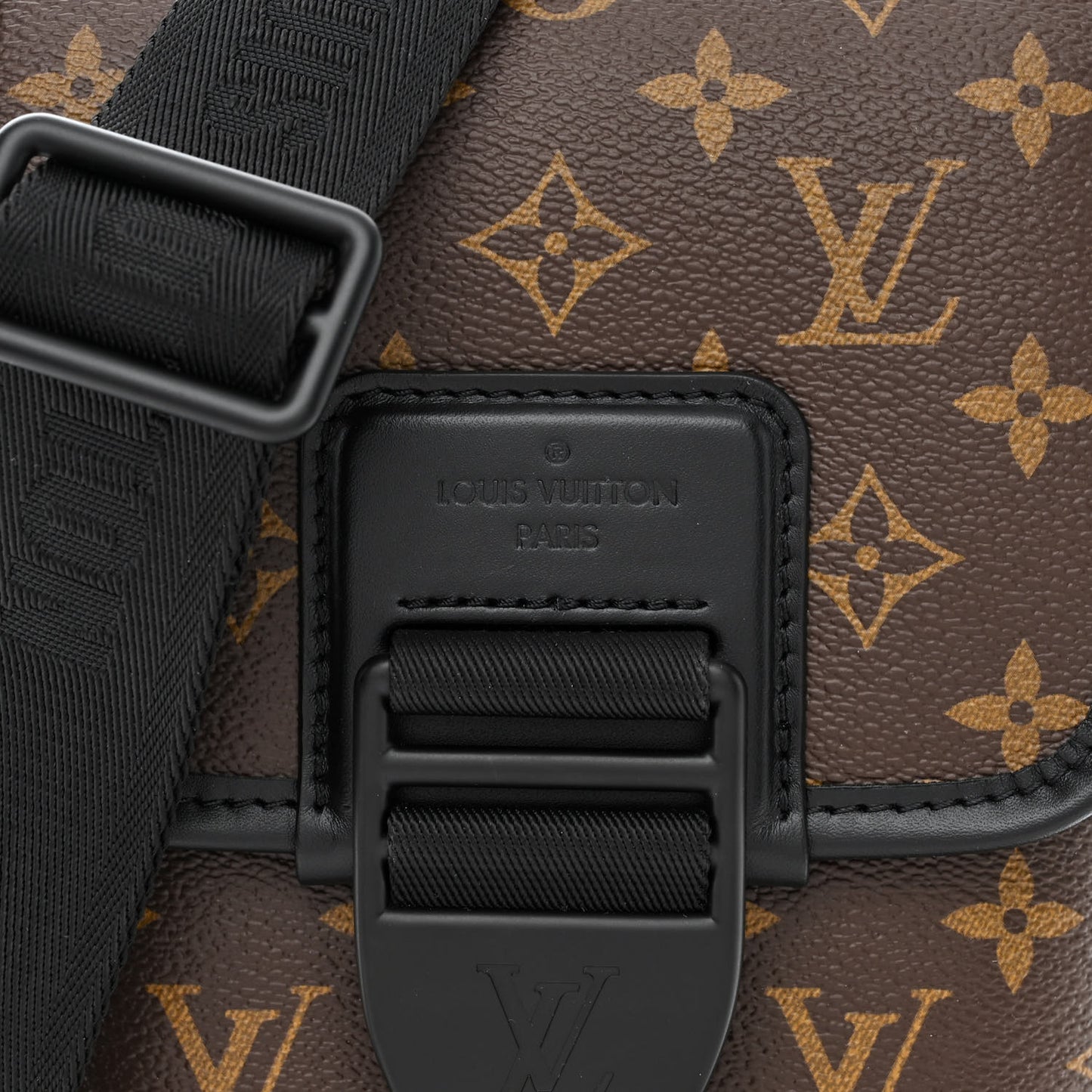 Monogram Macassar Archy Messenger PM