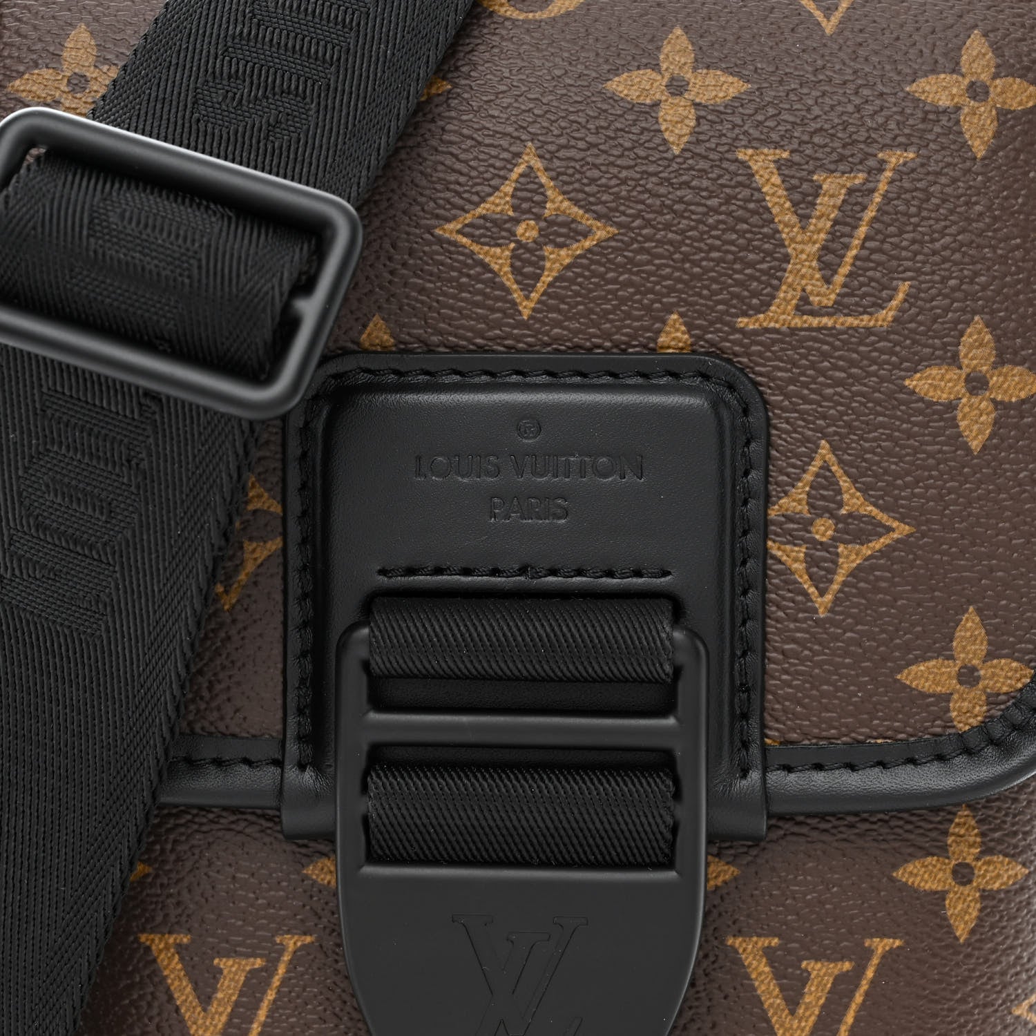 Louis Vuitton Monogram Macassar Archy Messenger PM 7 of 9