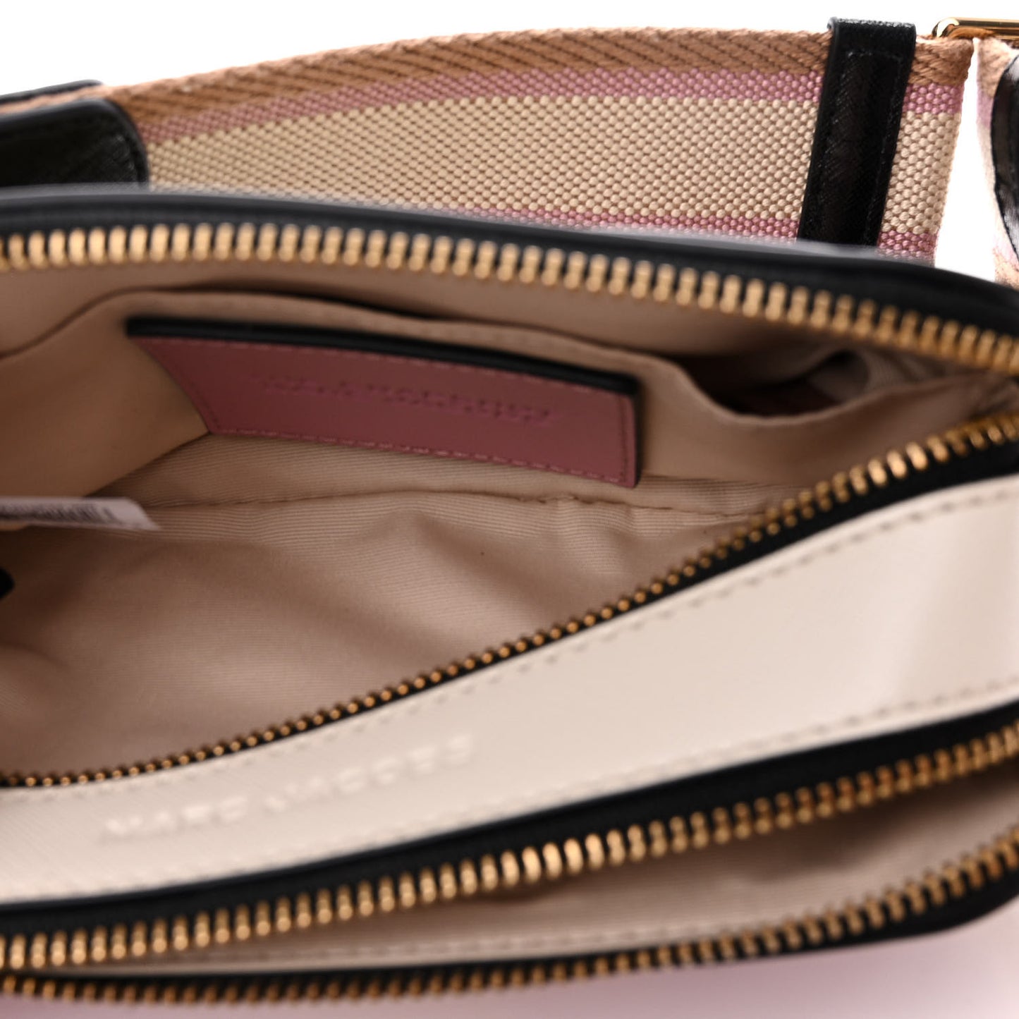 Saffiano Small Snapshot Camera Bag Pink Multicolor