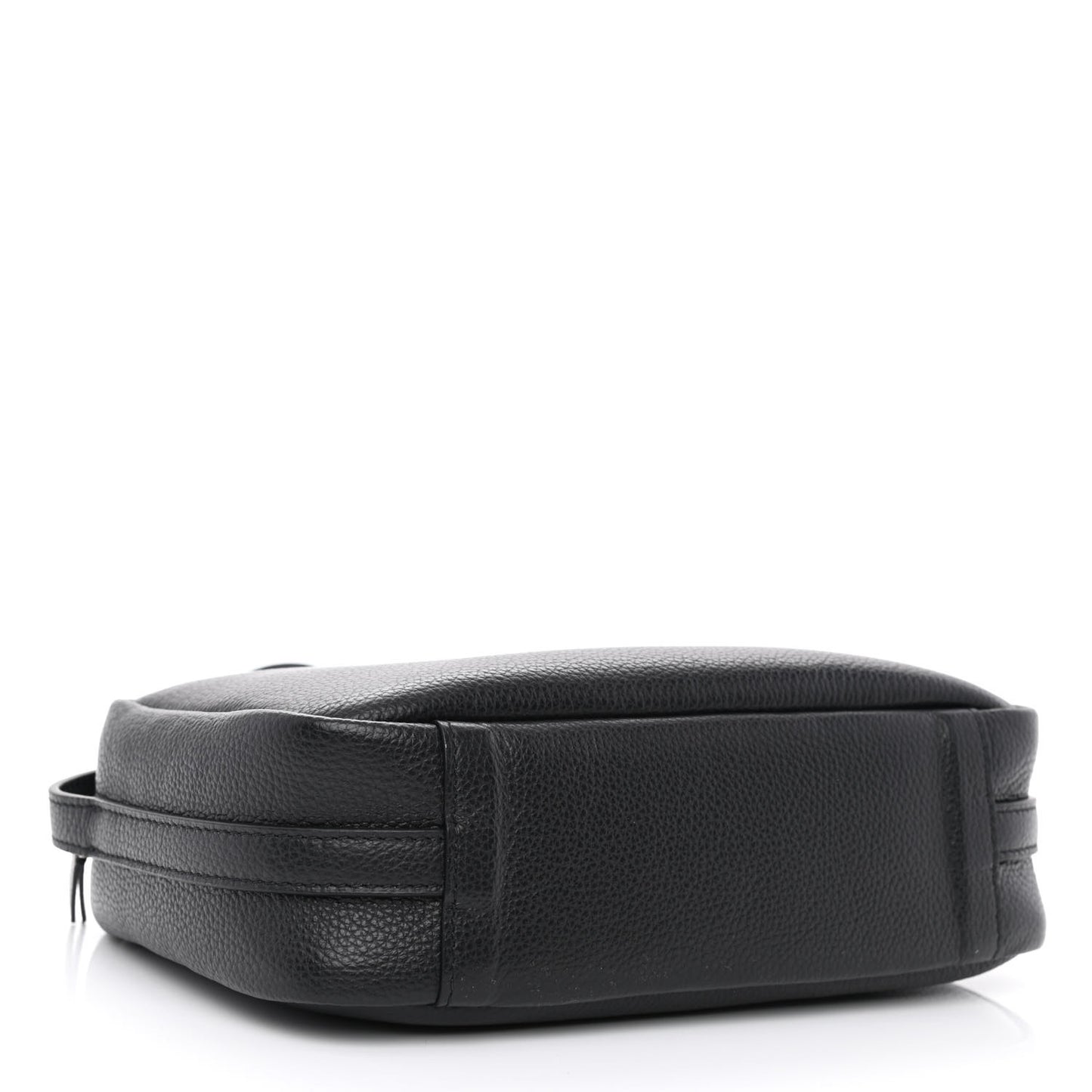 Calfskin Logo M Everyday Camera Bag Black