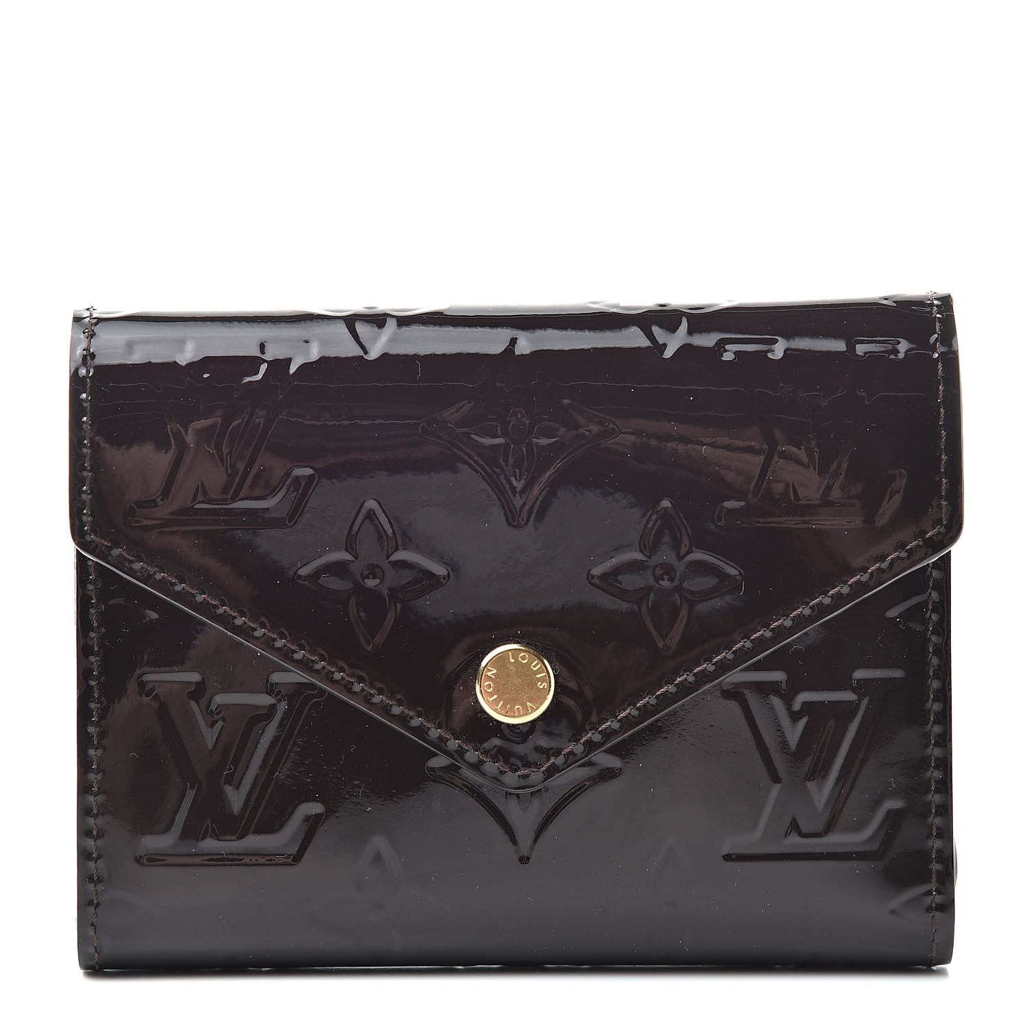 Louis Vuitton Vernis Victorine Wallet Amarante 1 of 10