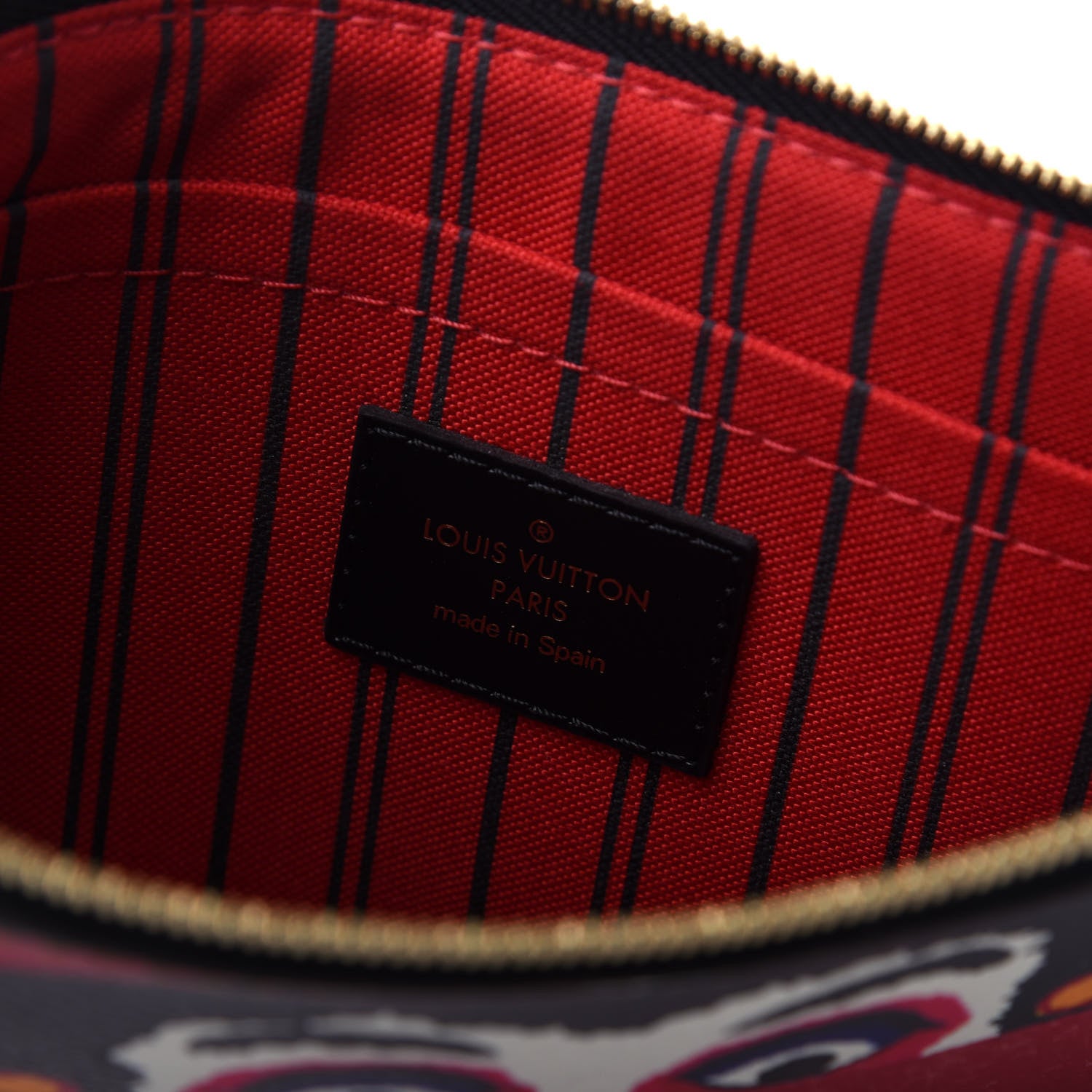 Louis Vuitton Reverse Monogram Kabuki MM GM Pochette 6 of 7