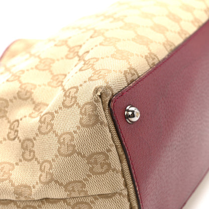 Gucci Monogram Large Eclipse Tote Red 12 of 18