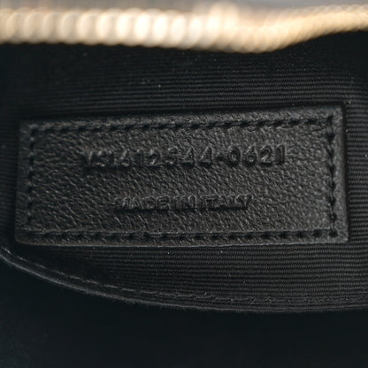 Saint Laurent Calfskin Matelasse Monogram Lou Camera Bag Storm 7 of 12