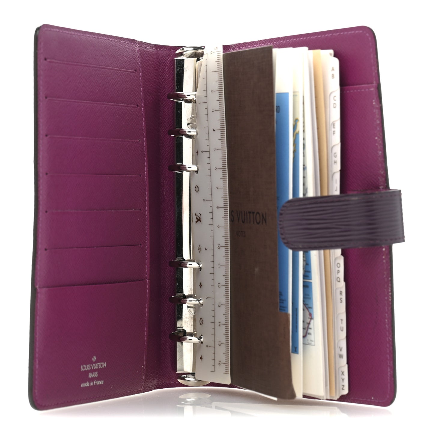Epi Medium Ring Agenda Cover Cassis
