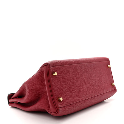 Hermes Togo Kelly Retourne 32 Rubis 4 of 15