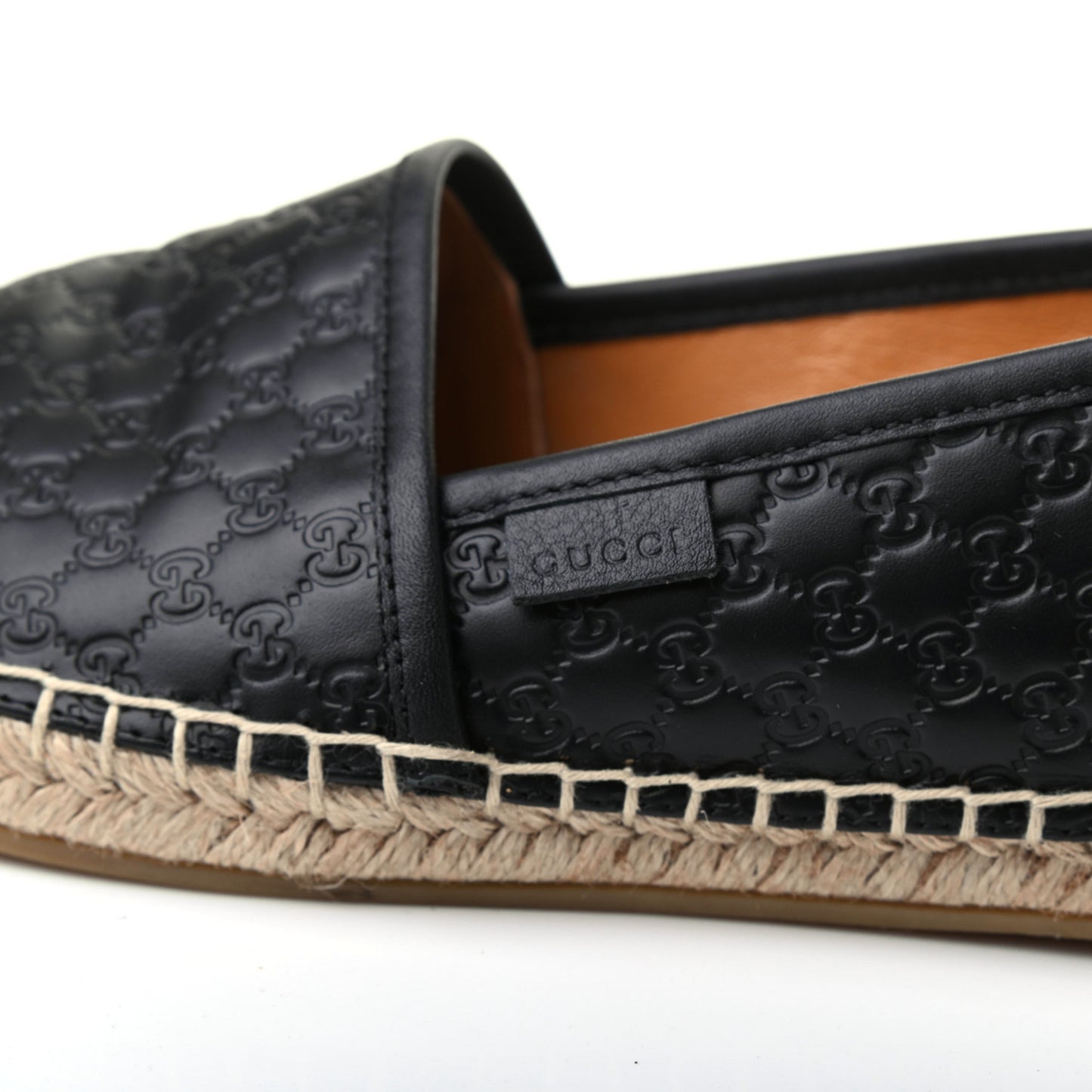 Microguccissima Signature Espadrilles 37.5 Black