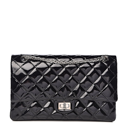 Chanel Patent Quilted 2.55 Reissue 227 Flap Black 1 of 12