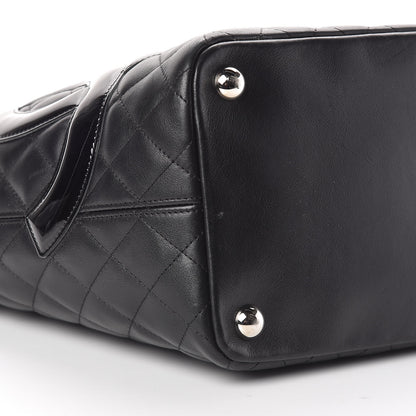 Chanel Calfskin Quilted Large Cambon Tote Black 10 of 12