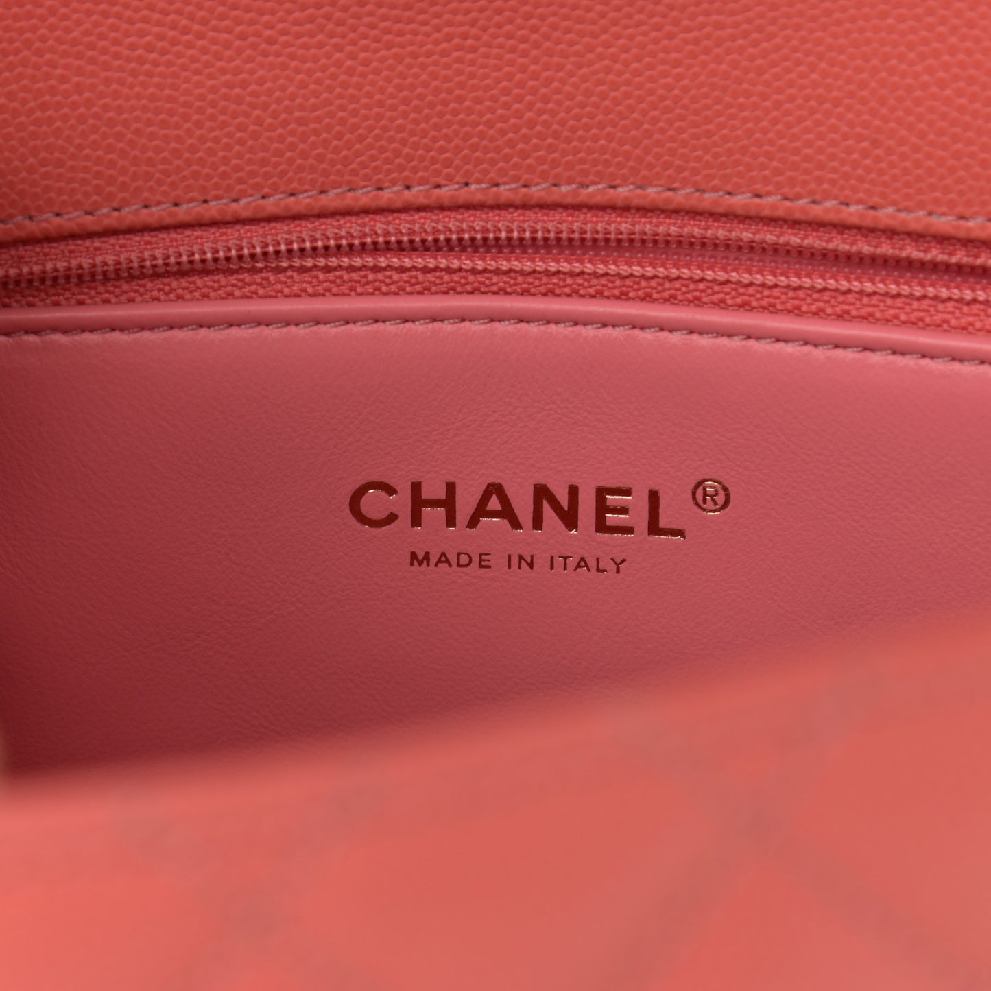 Caviar Quilted Small Coco Handle Flap Pink