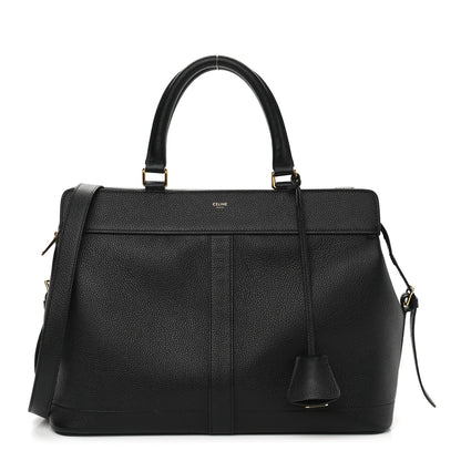 Celine Grained Calfskin Medium Cabas De France Black 1 of 10