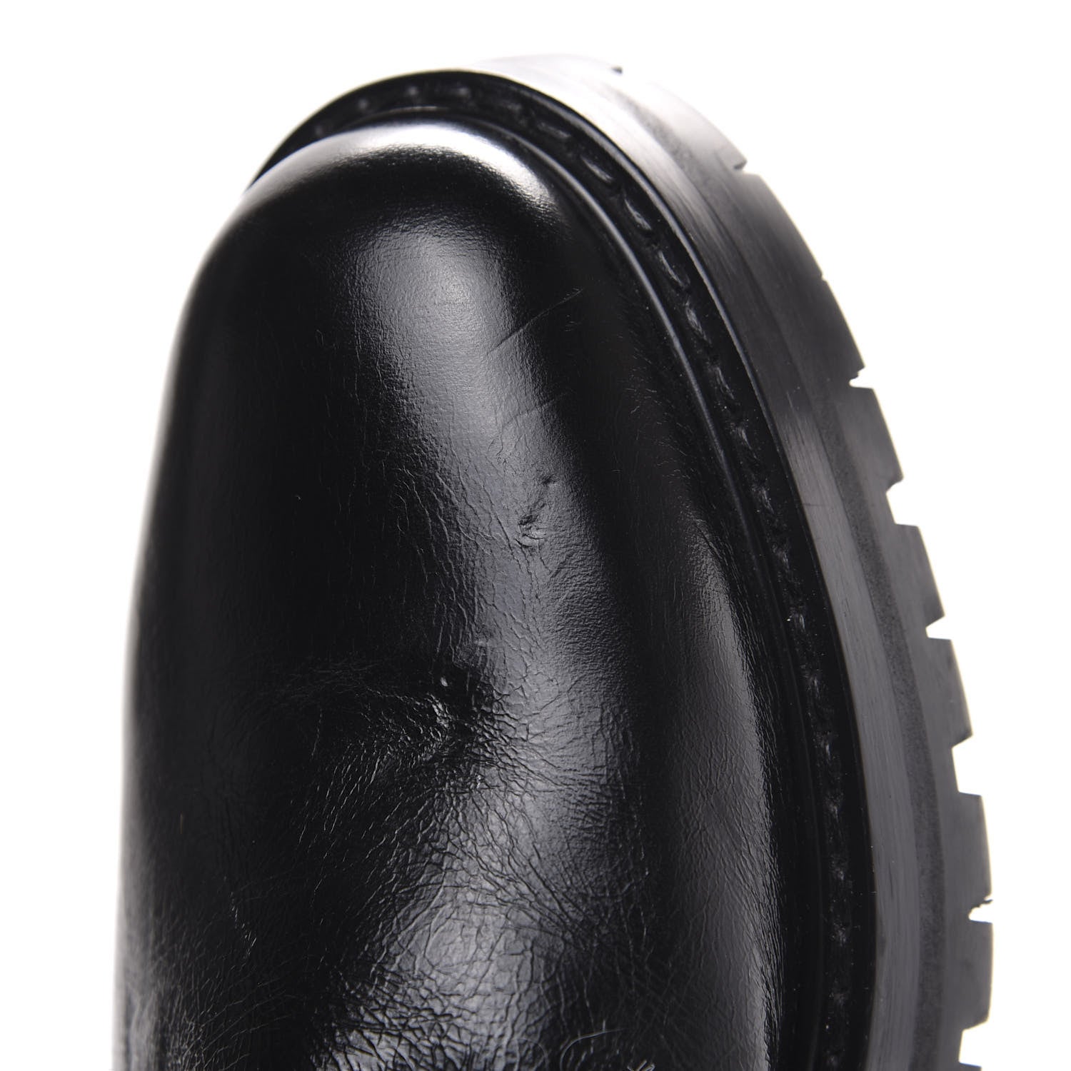 Saint Laurent Moroder Calfskin Shearling-Lined Ankle Zip Booties 41 Black 7 of 7
