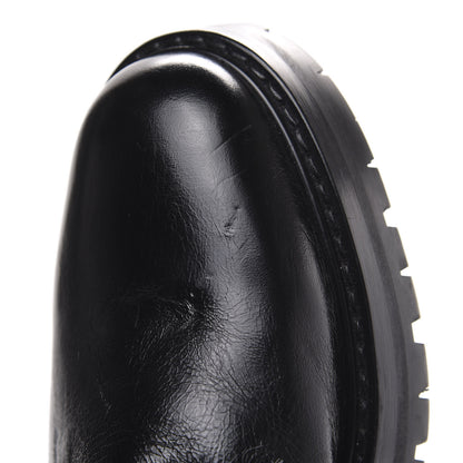 Saint Laurent Moroder Calfskin Shearling-Lined Ankle Zip Booties 41 Black 7 of 7