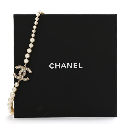 Chanel Pearl CC 100th Anniversary Necklace Light Gold 7 of 7