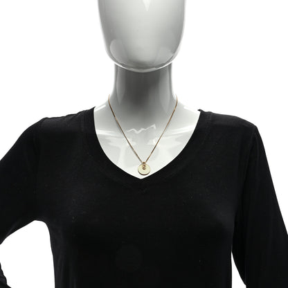 Fendi Metal O'Lock Necklace Gold 2 of 4