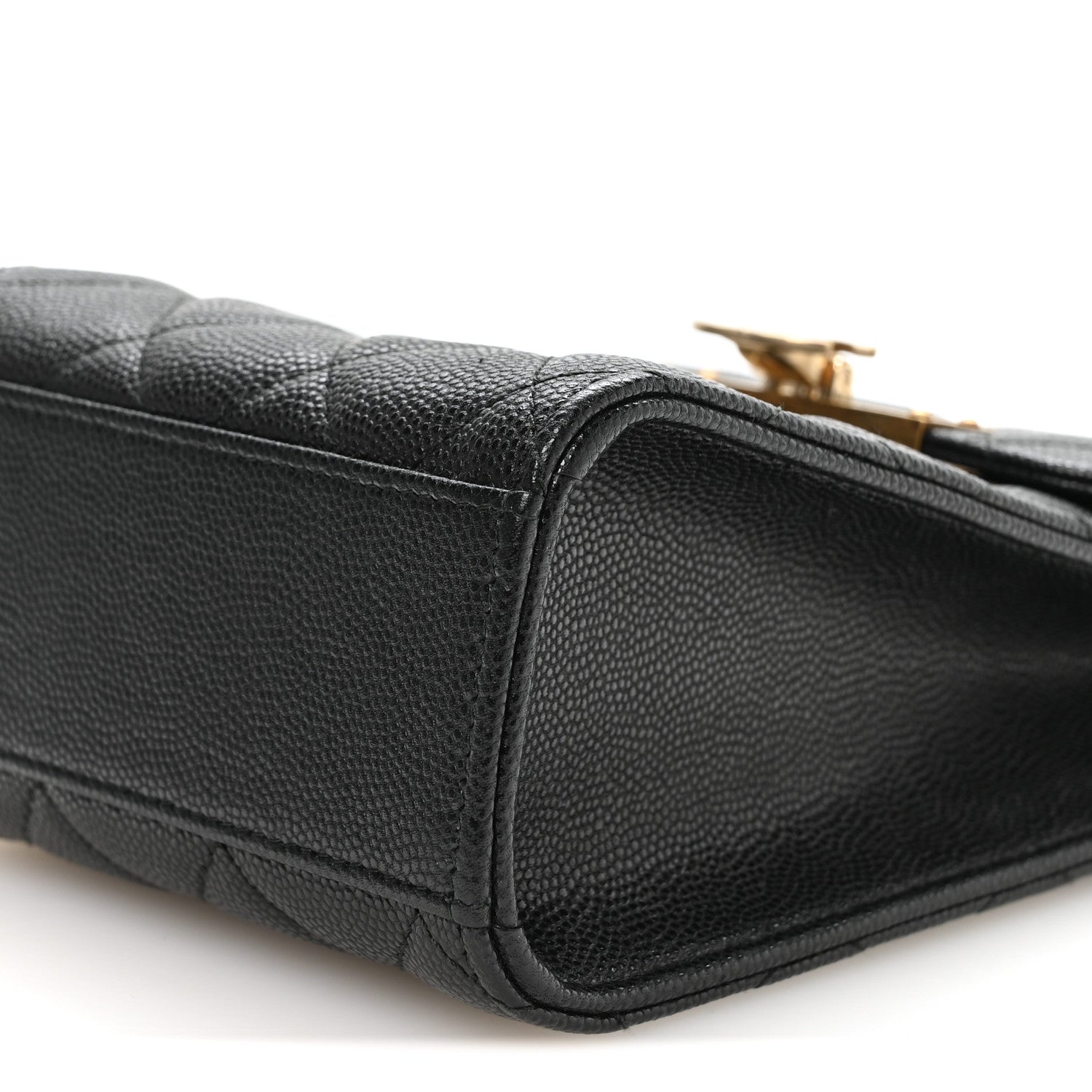 Chanel Caviar Quilted Golden Class Phone Holder Black 11 of 12