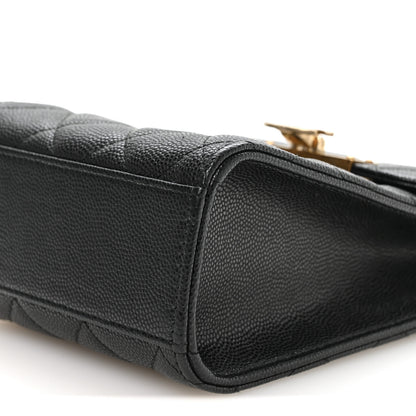 Chanel Caviar Quilted Golden Class Phone Holder Black 11 of 12