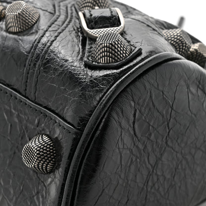 Balenciaga Agneau Arena Le Cagole Cylinder Bag Black 11 of 12