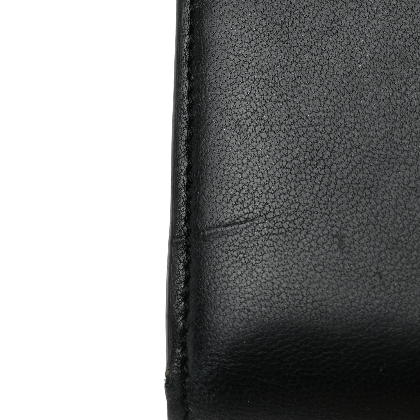 Shiny Smooth Lambskin Small Triomphe Wallet Black