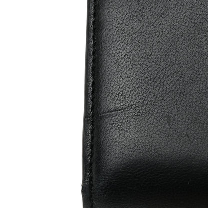 Celine Shiny Smooth Lambskin Small Triomphe Wallet Black 9 of 10