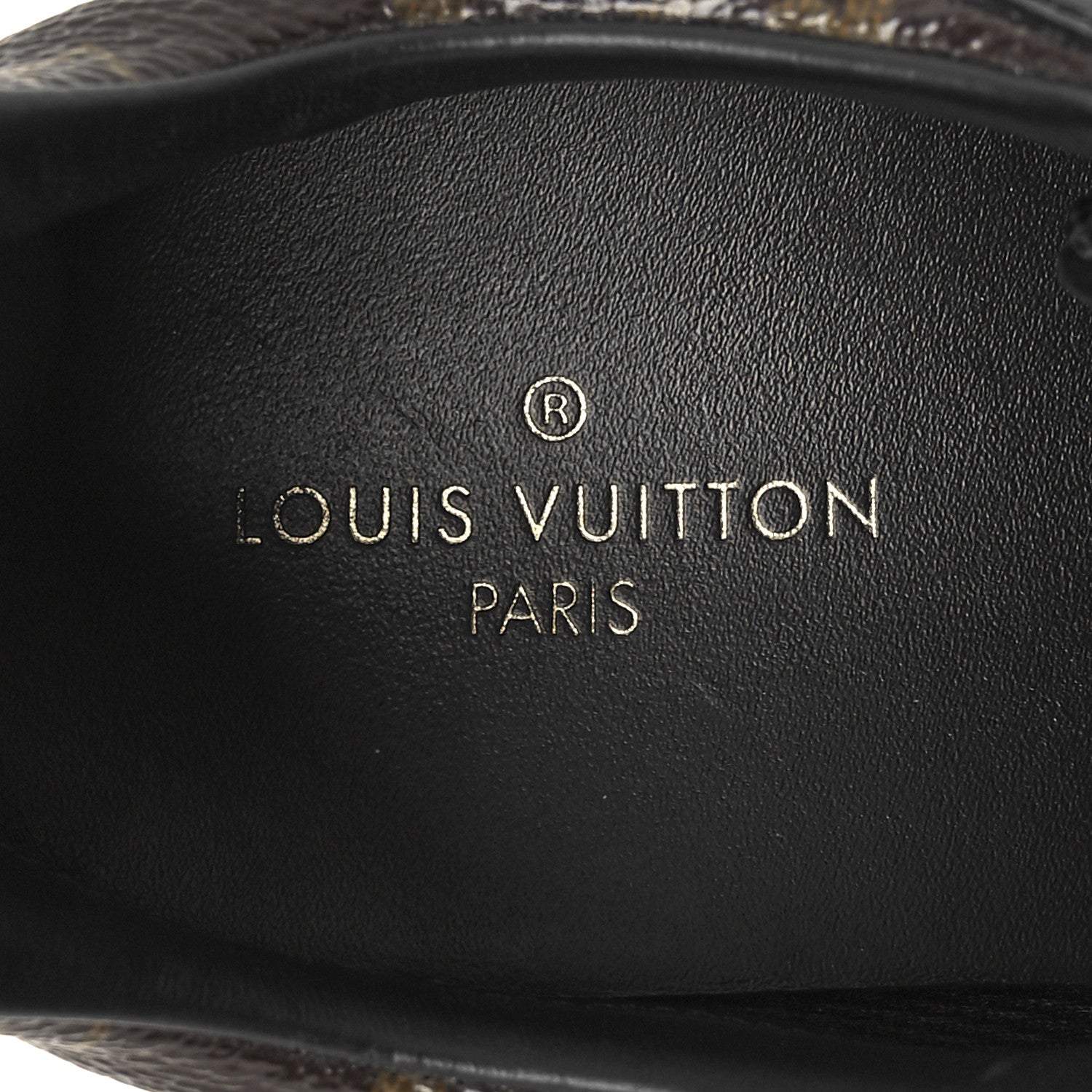 Louis Vuitton Suede Monogram Run Away Sneakers 36 Black 7 of 8