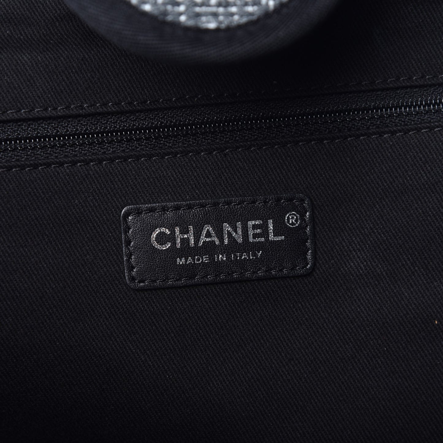 Canvas Large Deauville Tote Charcoal