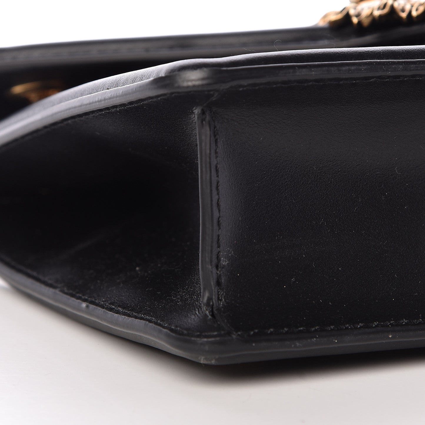Jacquard Leopard Print Smooth Calfskin Medium Devotion Crossbody Bag Black