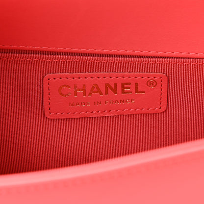 Chanel Lambskin Tweed Quilted Small Boy Flap Pink 6 of 11