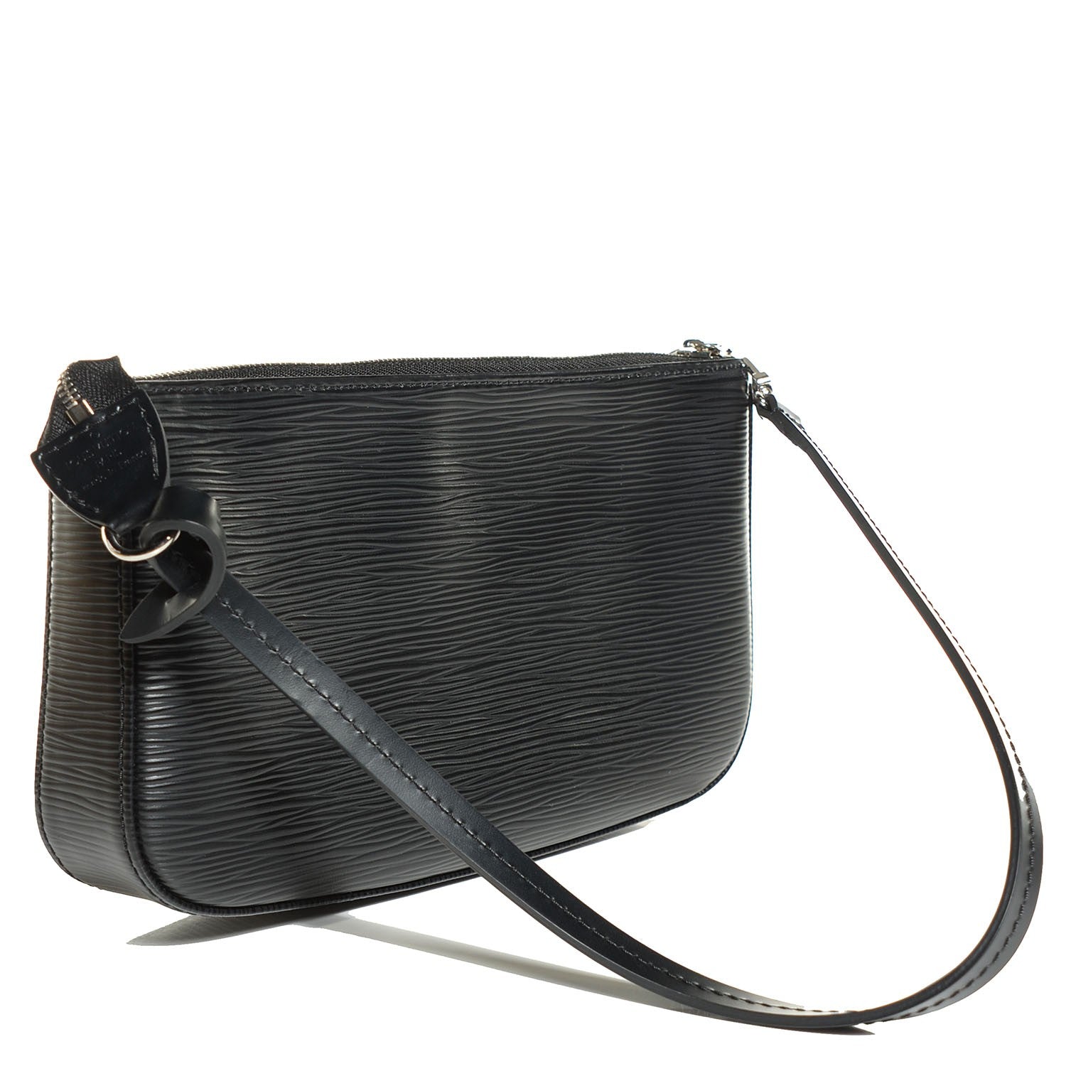 Louis Vuitton Epi Pochette Accessories NM Black 3 of 9