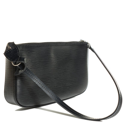 Louis Vuitton Epi Pochette Accessories NM Black 3 of 9