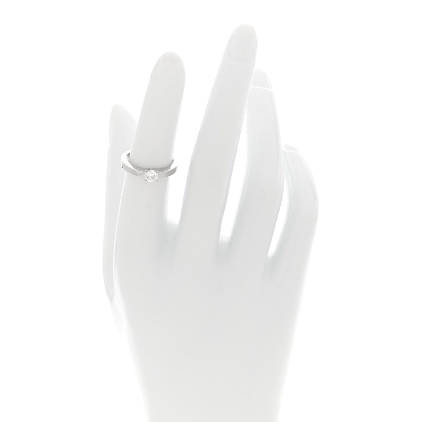 Platinum Diamond .31ct Solitaire Engagement Ring  49 4.75