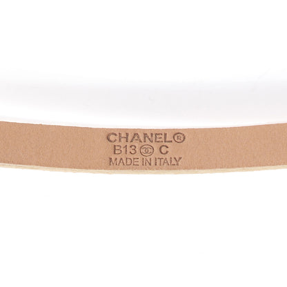 Chanel Pearl and Leather CC Double Wrap Belt Gold 6 of 8
