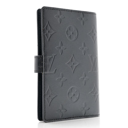 Louis Vuitton Mat Monogram Small Ring Agenda Cover Blue 3 of 9