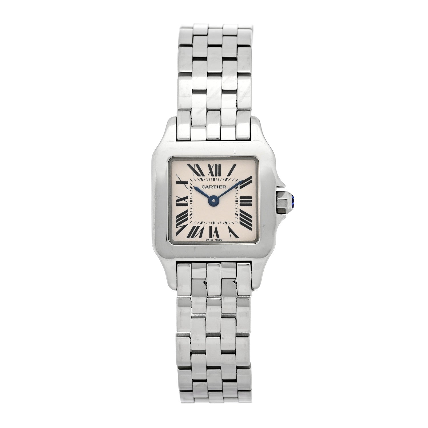 Cartier Stainless Steel 20mm Santos Demoiselle Quartz Watch 1 of 5