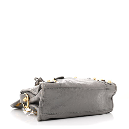 Balenciaga Agneau Giant 12 Gold Hardware Mini City Gris Pyrite 5 of 11