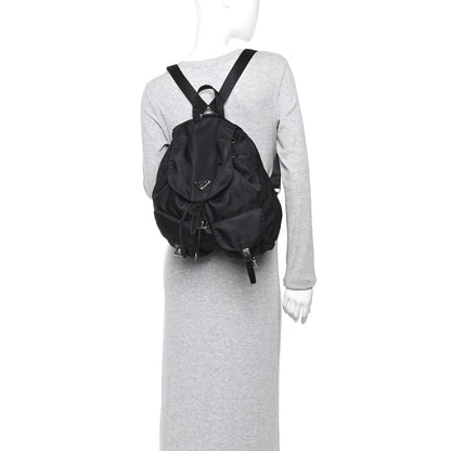 Prada Nylon Vela Medium Backpack Black 2 of 14