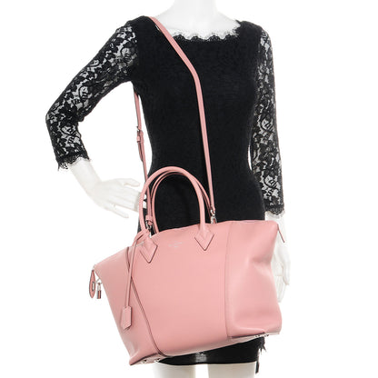 Louis Vuitton Veau Cachemire Soft Lockit MM Magnolia 2 of 9