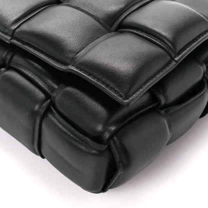 Bottega Veneta Lambskin Maxi Intreccio Padded Chain Cassette Crossbody Bag Black 12 of 12